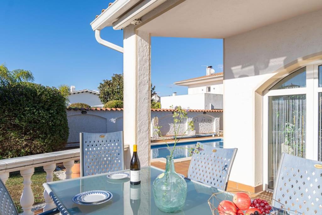 Sm21-Gran Casa De Vacaciones En La Playa, 4 Habitaciones, Climatizada, Piscina, Barbacoa Y Wifi Эмпуриабрава Экстерьер фото
