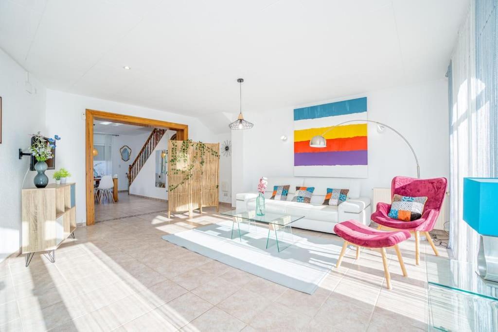 Sm21-Gran Casa De Vacaciones En La Playa, 4 Habitaciones, Climatizada, Piscina, Barbacoa Y Wifi Эмпуриабрава Экстерьер фото