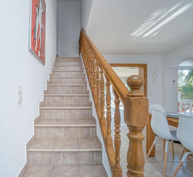 Sm21-Gran Casa De Vacaciones En La Playa, 4 Habitaciones, Climatizada, Piscina, Barbacoa Y Wifi Эмпуриабрава Экстерьер фото