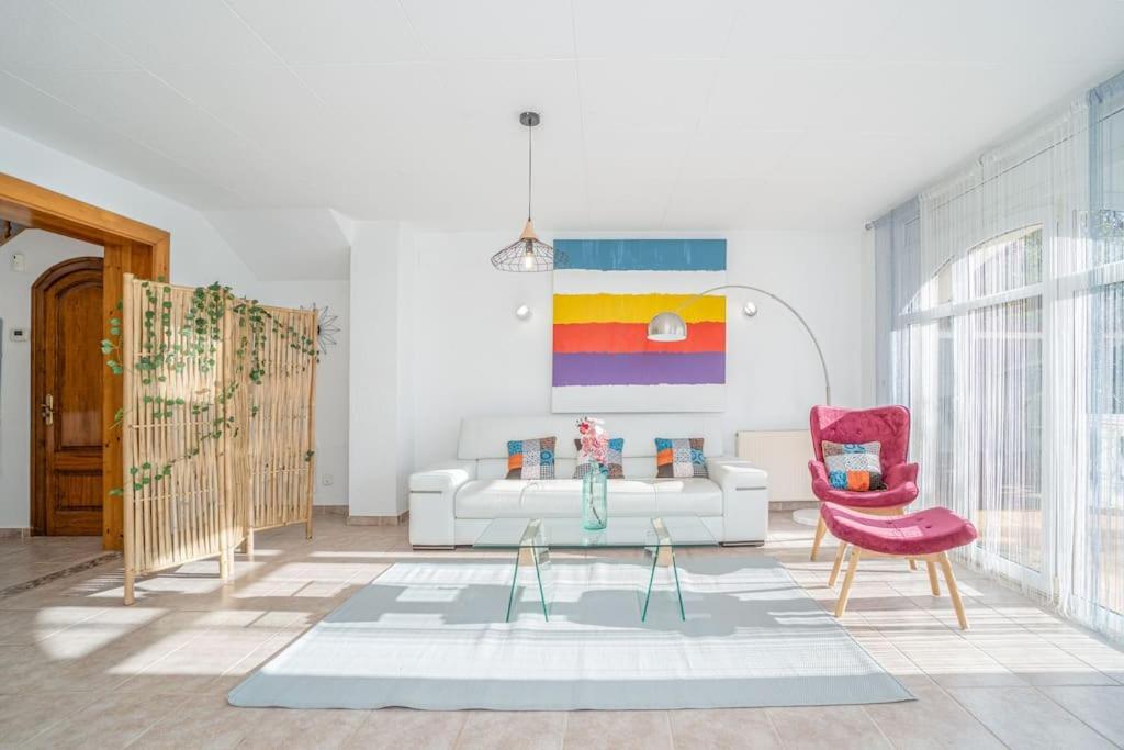 Sm21-Gran Casa De Vacaciones En La Playa, 4 Habitaciones, Climatizada, Piscina, Barbacoa Y Wifi Эмпуриабрава Экстерьер фото